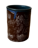 Flux Teal Gingko Cups